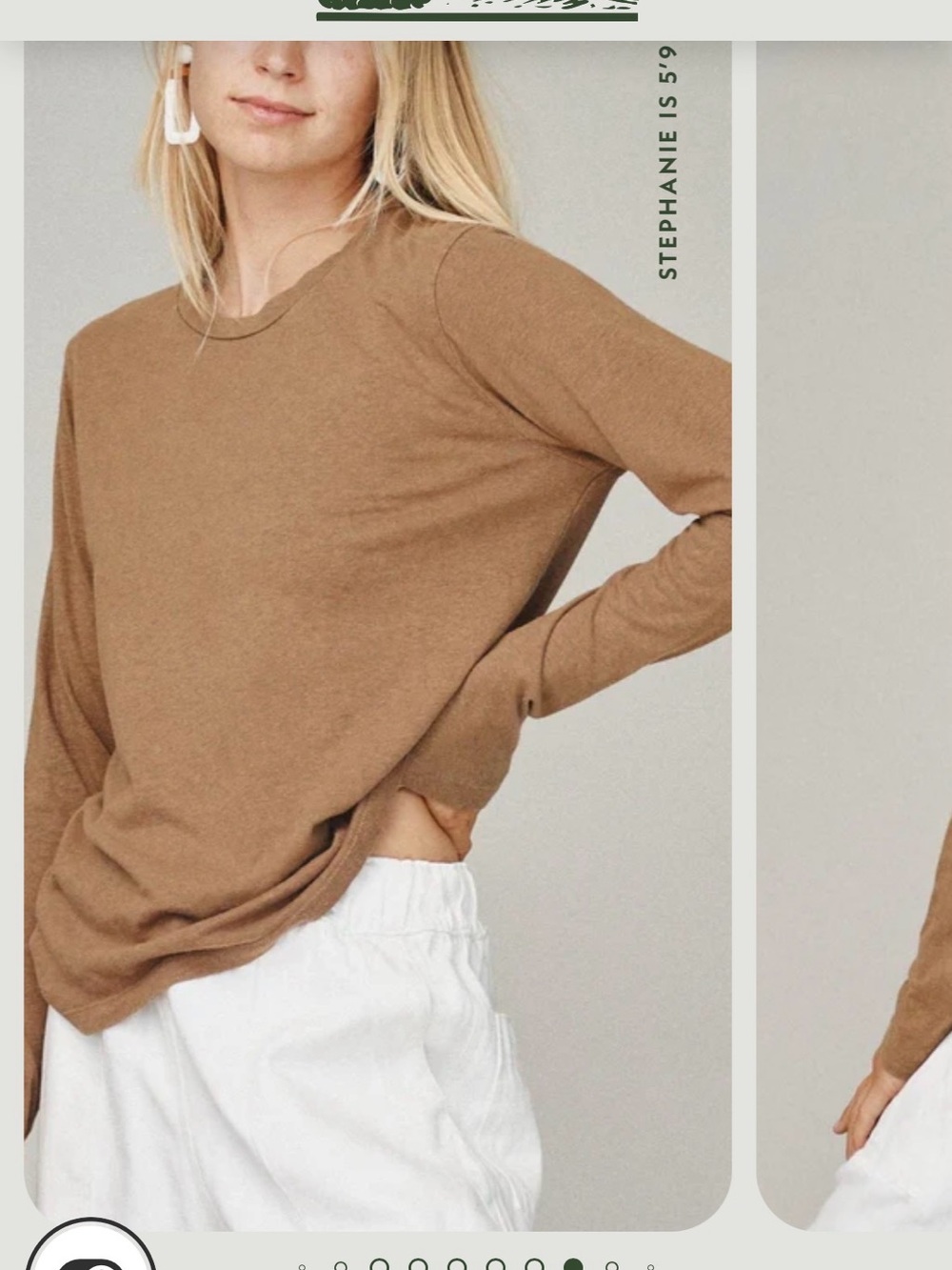 Jungmaven women’s hemp long sleeve size medium - rare mustard color